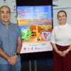 Pablo martinez y diputada de deportes maria luisa cruz